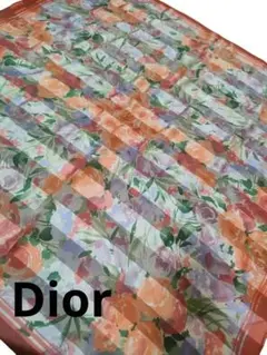 f27 超美品　クリスチャンディオール　スカーフ　シルク100