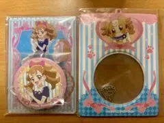 Loppi ローソン わんだふるぷりきゅあ 犬飼こむぎ アクスタ 缶バッジ