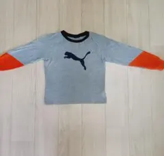 PUMA 長袖カットソー 140サイズ グレー/赤