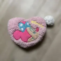 ミニーマウス ハート型ポーチ