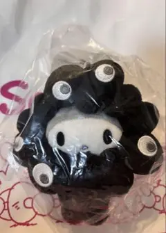 【最安値】マイメロディ　ミャクミャクなりきりぬいぐるみ（BC）ブラック