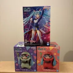 ガンダム45周年×初音ミク フィギュア 3種セット