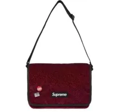 supreme velvet small messenger bag - メルカリ