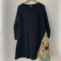 グラニフ　クリムト　接吻　TheKiss　長袖ワンピース　graniph 黒