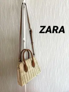 ZARA かごバッグ ショルダーバッグ