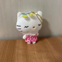 ハローキティ レオパード柄キーホルダー