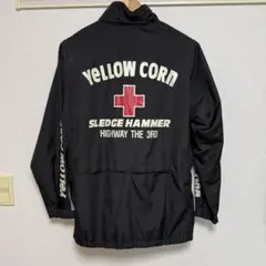 YeLLOW CORN イエローコーン ジャケット M 黒【左肘ダメージ小あり】