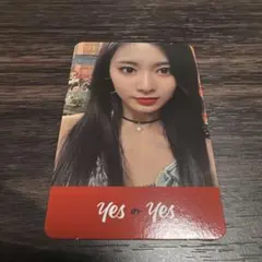 ツウィ TWICE Yes or Yes トレカ