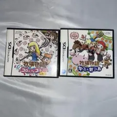 牧場物語　2本セット　DS コロボックルステーションforガール・キミと育つ島