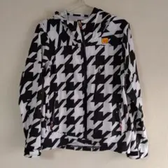 LOUDMOUTH ハウンドトゥースジャケット フード付き