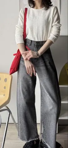 Classical Elf クルーネックジャガードプルオーバー