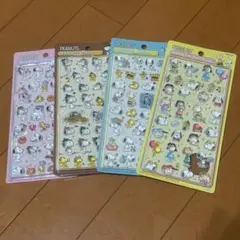 スヌーピー　ボンボンドロップシール　4枚セット