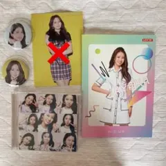 写真2枚　NiziU アヤカ　CD ノート　缶バッジ　ラントレ