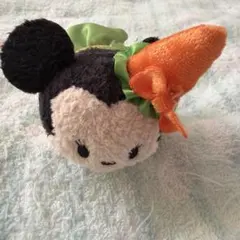 Disney ツムツム　ミニー ぬいぐるみ　にんじん