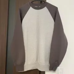 未使用 coca ラグランT トレーナー スウェット M グレー系