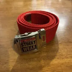 VISION STREET WEAR レッド ナイロンベルト