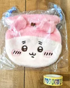 古本屋(かに)　おかお巾着　おまけ付き