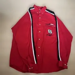 古着　長袖シャツ赤