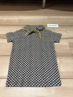 ★新品★ misha&puff Rec Tee Lattice 6y SALE Misha & Puff Kids Rec Tee Pewter Flower Dot Pima Cotton BIEN BIEN