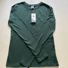 【新品タグ付き】PETIT BATEAU レディース Tシャツ S グリーン
