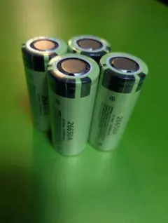 26650 리튬 이온 충전식 배터리 5000mAh, 4개 세트
