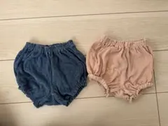 ユニクロベビー　ブルマ　かぼちゃパンツ2枚セット
