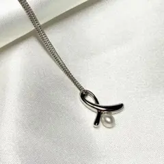 極美品【TASAKI】ネックレス パール アコヤ 約40cmトップ 刻印あり