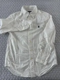 Ralph Lauren ホワイト 長袖シャツ 120 入学式