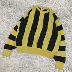 ヴィンテージ　JUN MEN ジュンメン　コットンニット　ストライプ　ボーダー