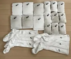 asics バレーボール 膝サポーター 肘サポーター ソックス セット