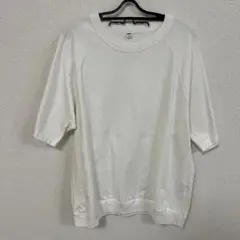 UNIQLO ホワイト ラグラン Tシャツ Lサイズ