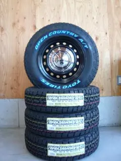 送料込☆TOYOオープンカントリーA/TⅢ☆195/80R15LT☆ハイエースのサムネイル