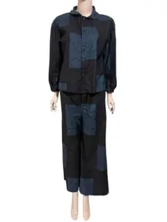 着物リメイクセットアップ　大島紬　1月上旬発送 サイズは最後ベージに