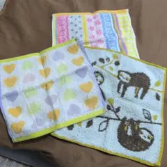 タオルハンカチ　3枚セット