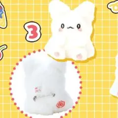 はなまるおばけ マスコットブローチ