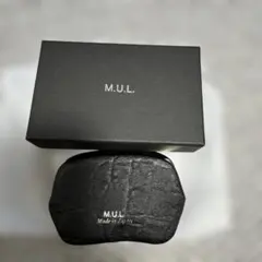 MUL 本革　ミニ財布　クロコダイル型押のサムネイル