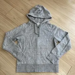 UNIQLO グレー フルジップパーカー Sサイズ