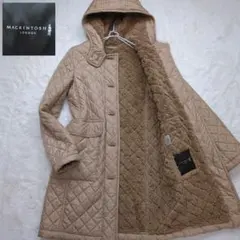 美品 マッキントッシュロンドン キルティングコート ジャケット ボア 38