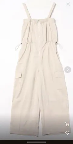 大幅値下げ！Discoat サロペット WEB限定 ベージュ FREESIZE