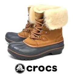 クロックス crocs ALLCAST 2.0 LUXE BOOT スノー　ボア