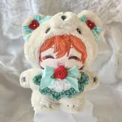 いつぬい ぬい服 フリル スタイ ミントグリーン レッドのサムネイル