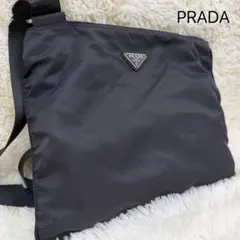 ✨️美品✨️PRADA サコッシュ テスートナイロン 三角ロゴ ブラック