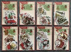 【8種セット】 海外 CHRISTMAS PARTY NIGHT ステッカー