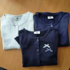 カーディガン ネイビー 140