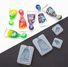 シリコンモールド 絵の具 S レジン 型
