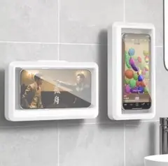 浴室防水スマホケース　タッチ操作可能
