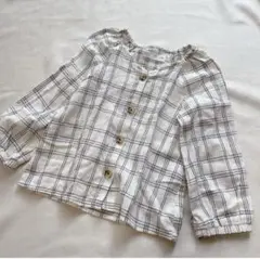 ZARA KIDS チェック柄ブラウス 122cm