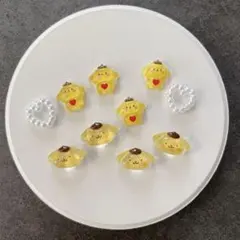 No.487【数量限定‼️】ポムポムプリン　サンリオ　ネイルパーツデコパーツ10個のサムネイル