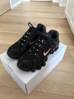 NIKE SHOX TL Black/Lt Crimson 25cm - メルカリ