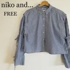 niko and... マーセリボンスリーブショートシャツのサムネイル